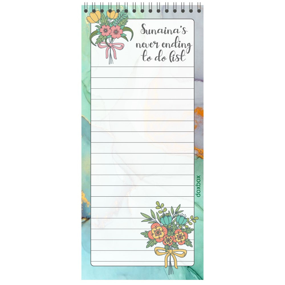 List Pads - Floral