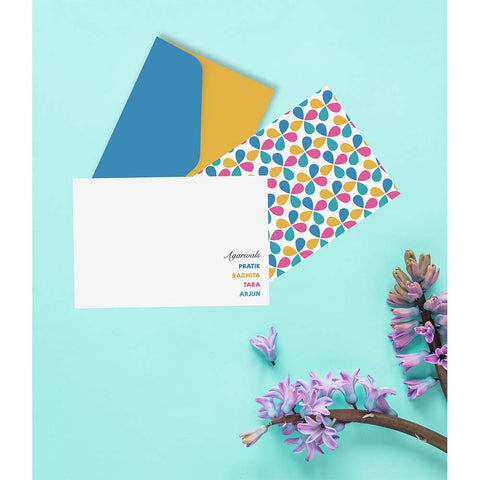 Family Card + Envelopes - Set of 25 - Petal Pop
