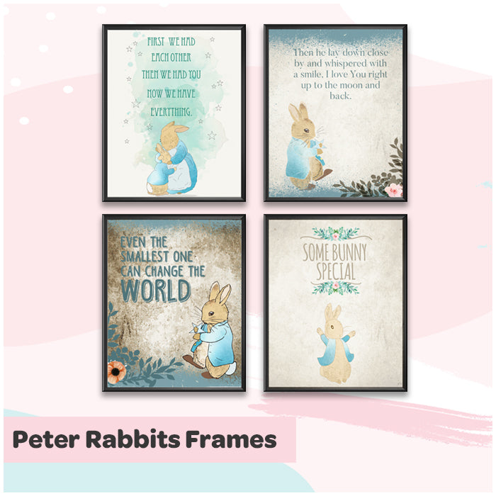 Peter Rabbit Frames Wall Art (Set of 4)