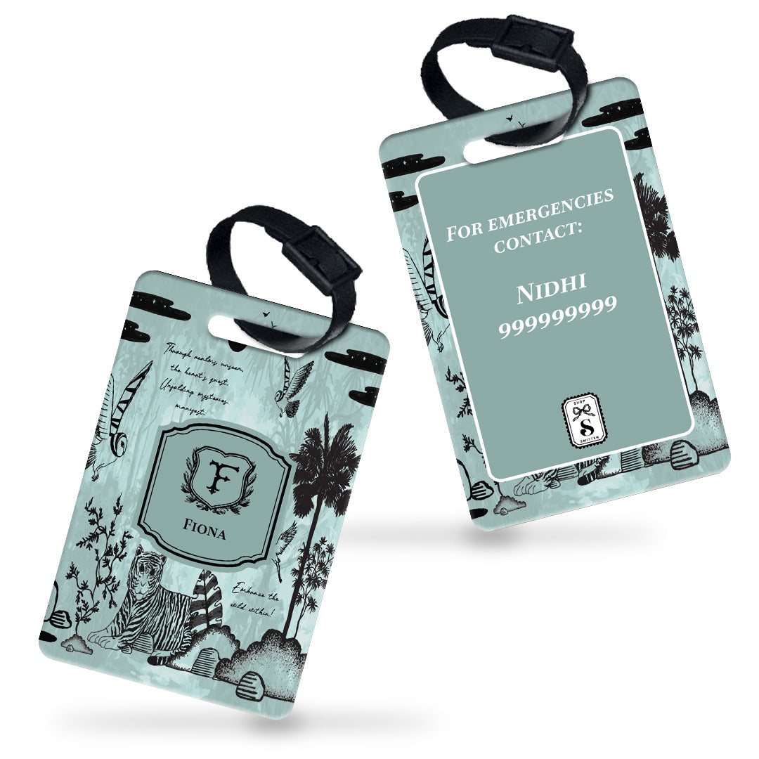 Jungle's Sonnet Bag Tag