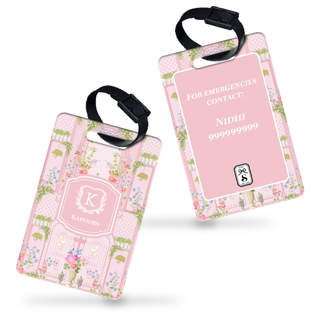 Secret Garden Bag Tag