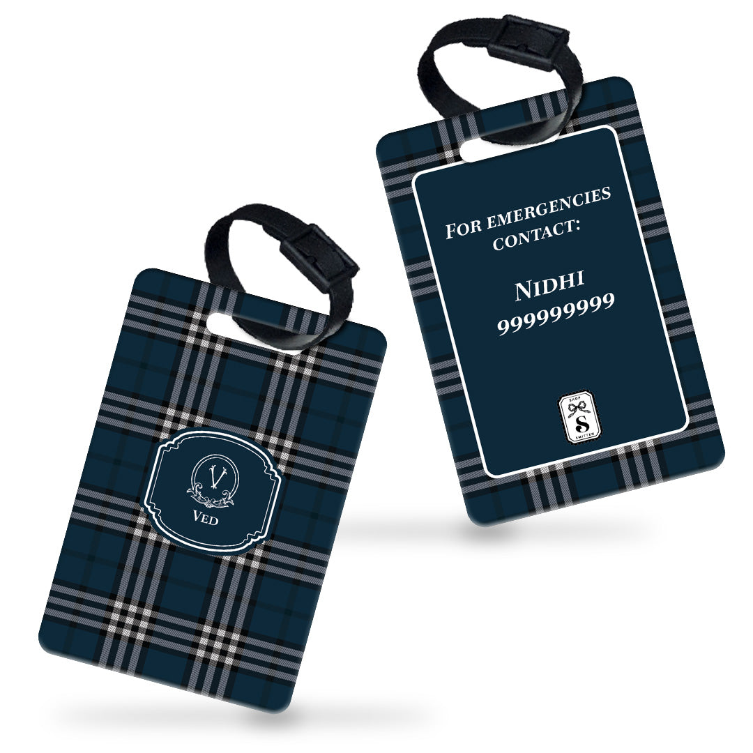 Tartan Bag Tag