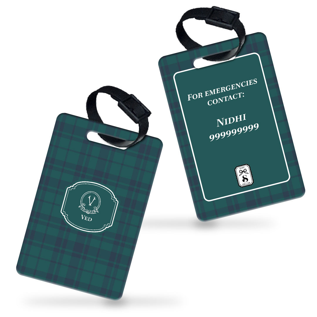 Tartan Bag Tag