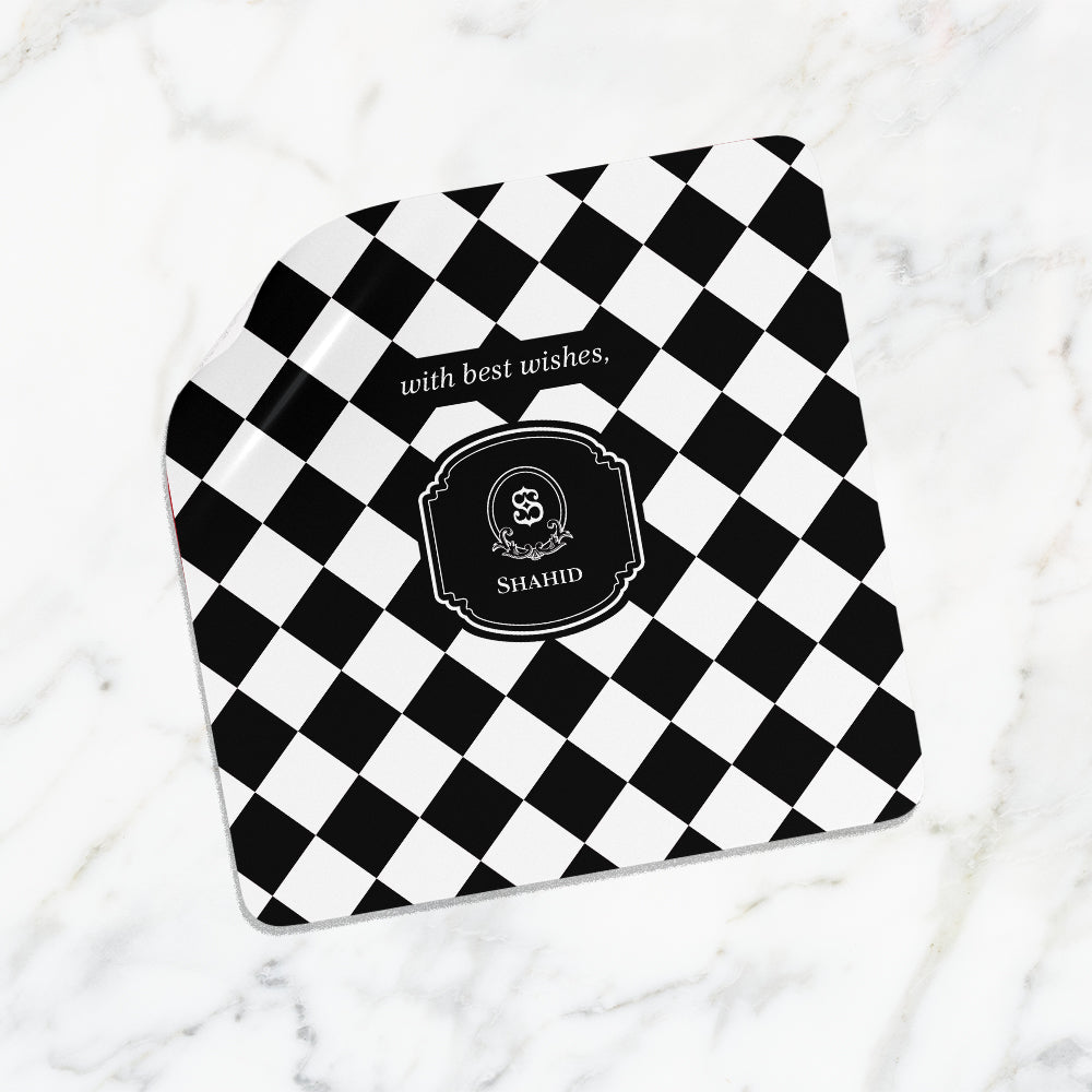 Checkered Gift Sticker