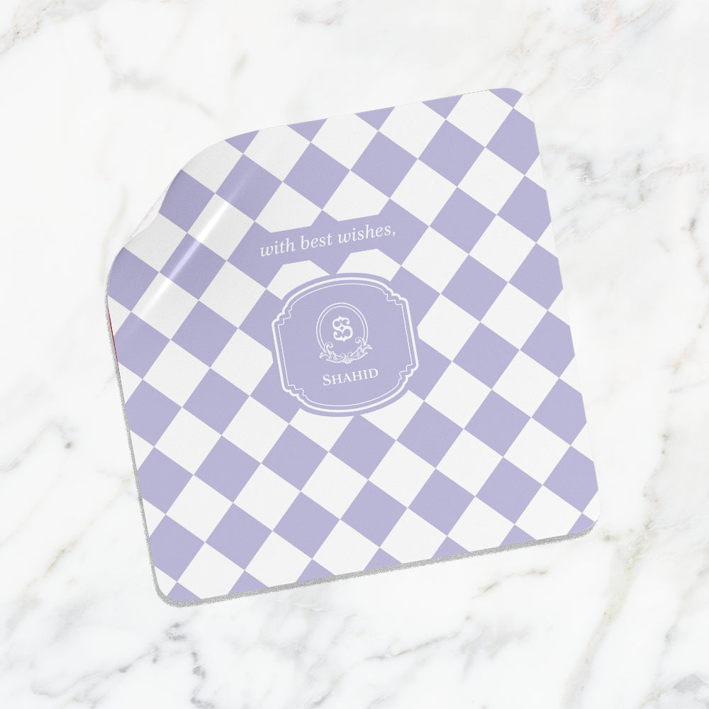 Checkered Gift Sticker