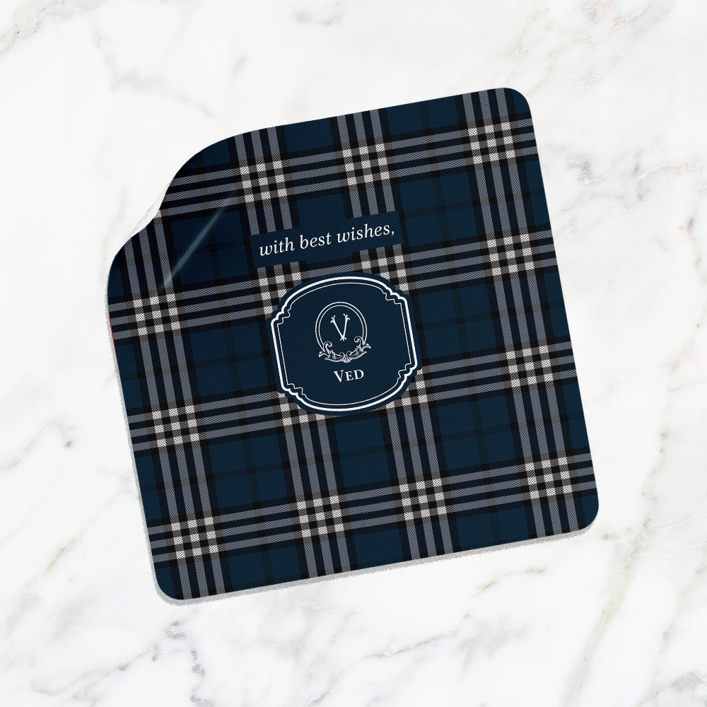 Tartan Gift Sticker