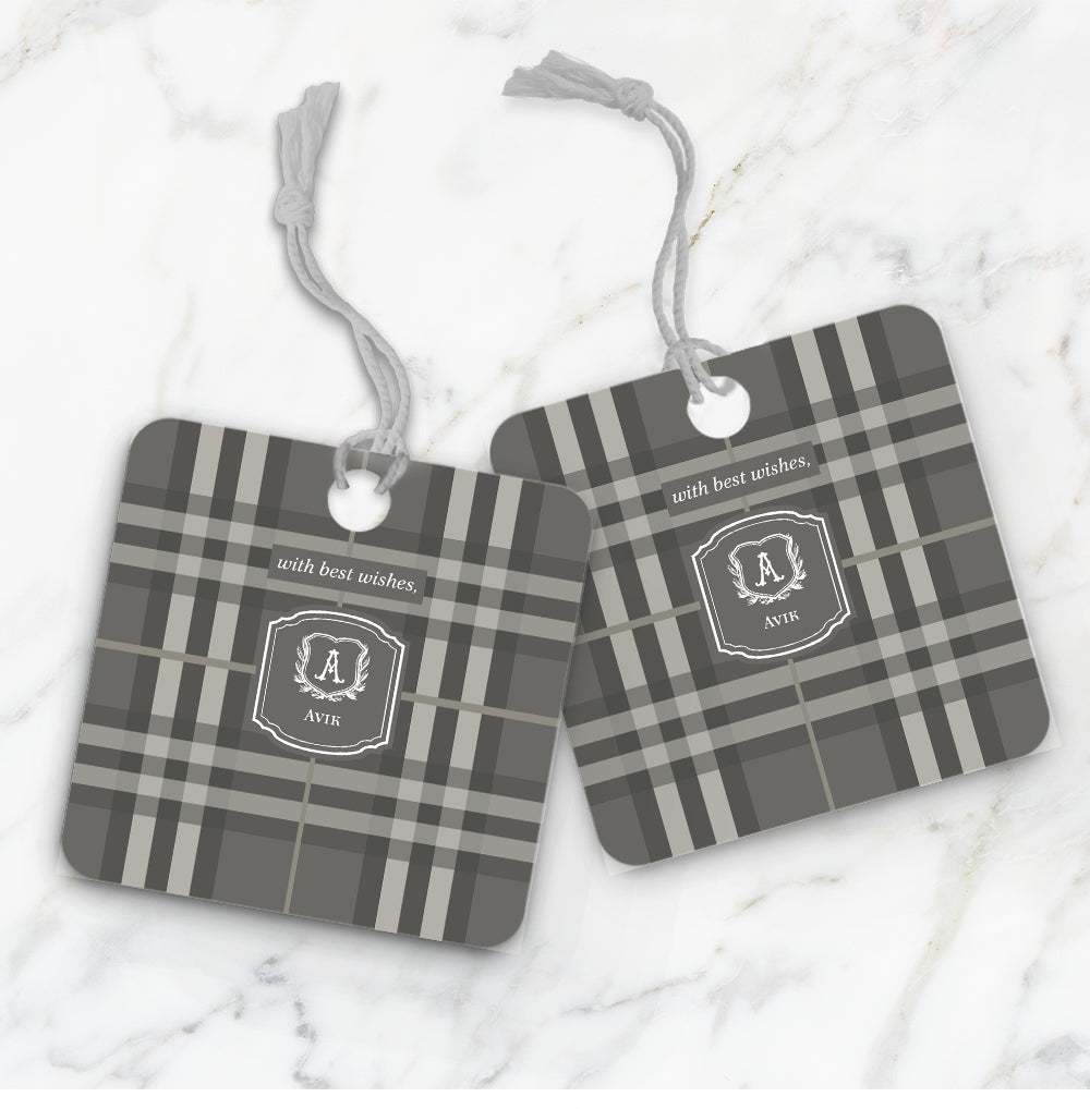 Plaid Gift Tag