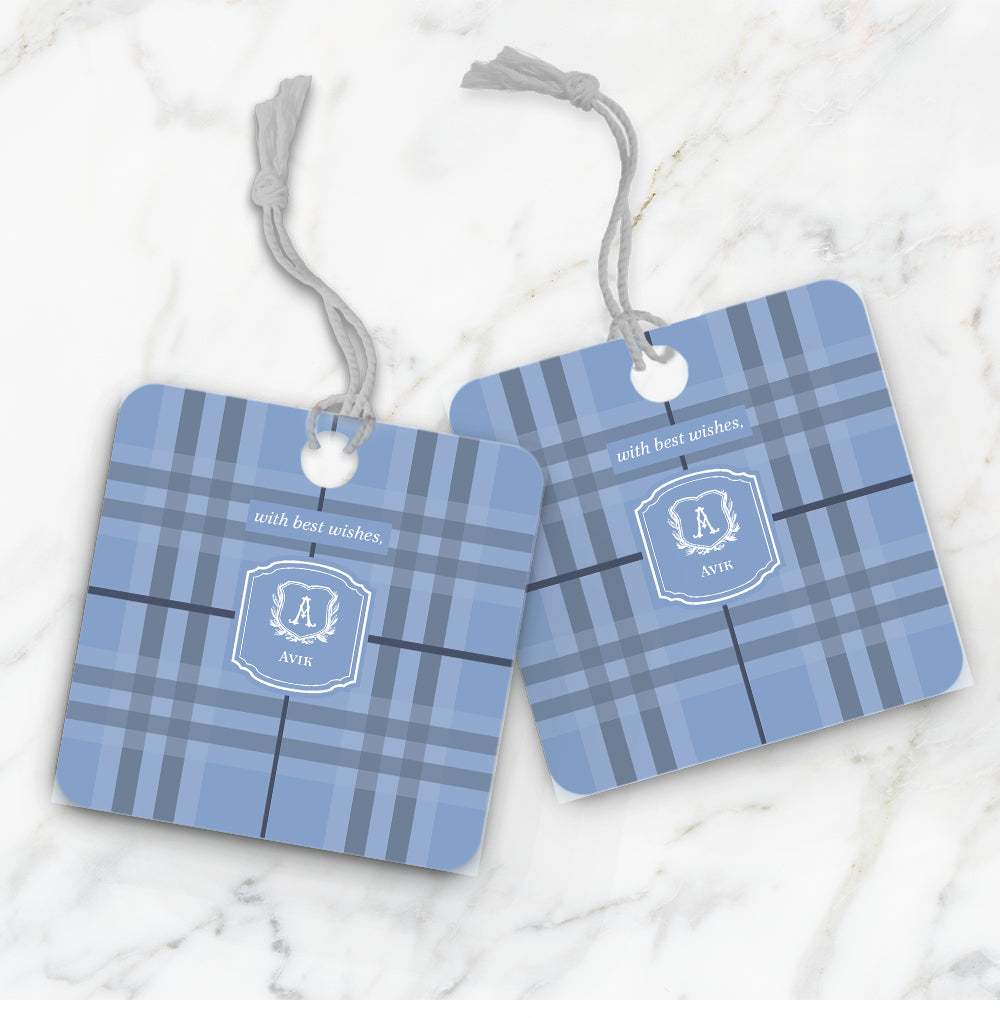 Plaid Gift Tag