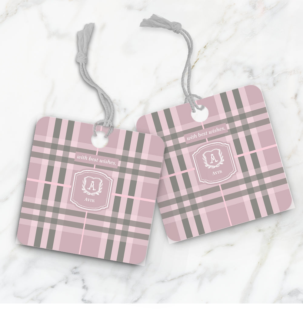 Plaid Gift Tag