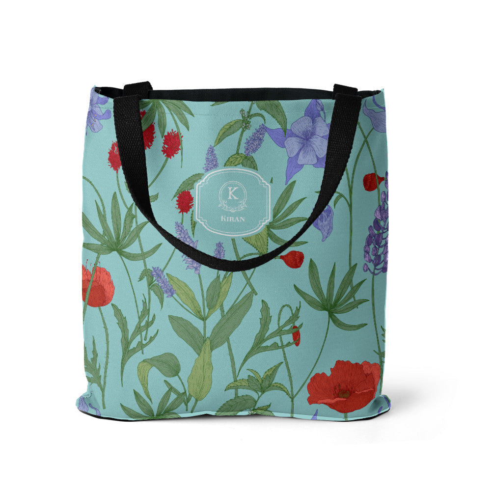 Scarlet Bloom Tote Bag