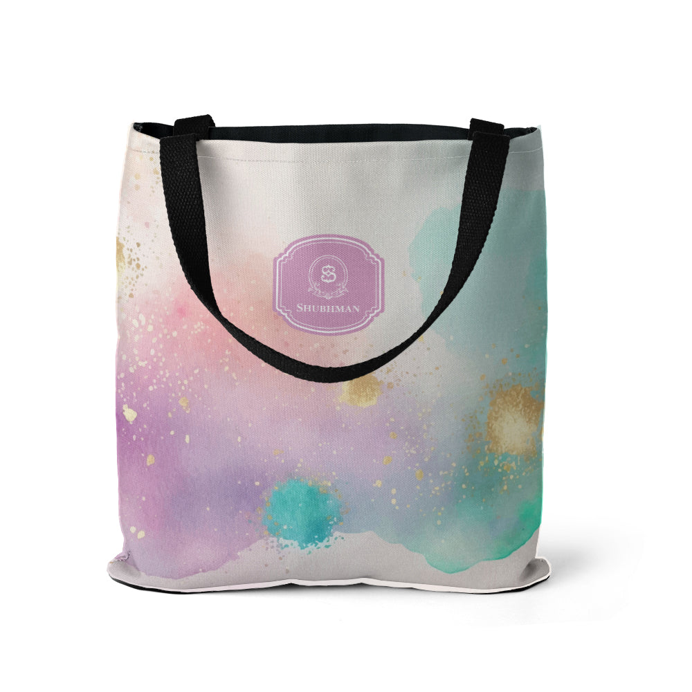 Gilded Strokes Tote Bag