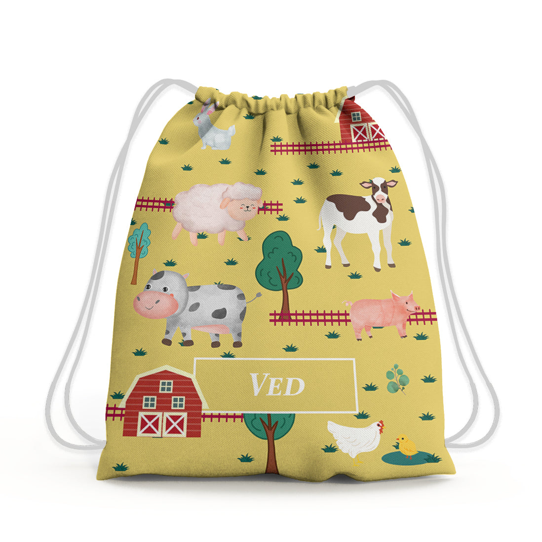 Farm Friends Drawstring Bag (kids)