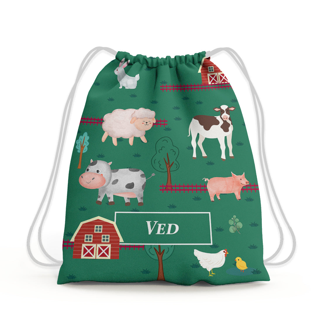 Farm Friends Drawstring Bag (kids)