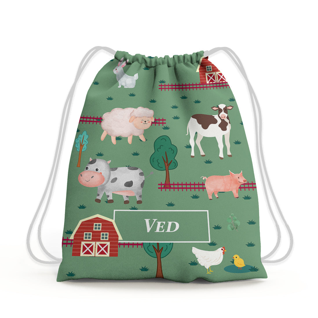 Farm Friends Drawstring Bag (kids)