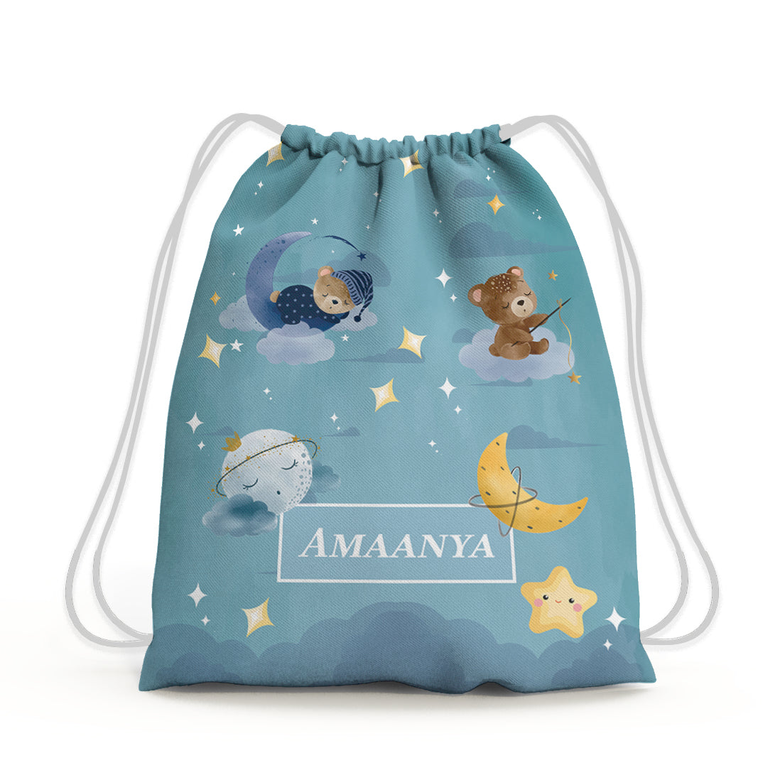 Moonlight Snuggles Drawstring Bag (kids)