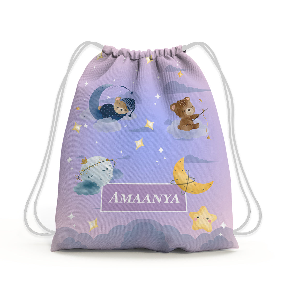 Moonlight Snuggles Drawstring Bag (kids)