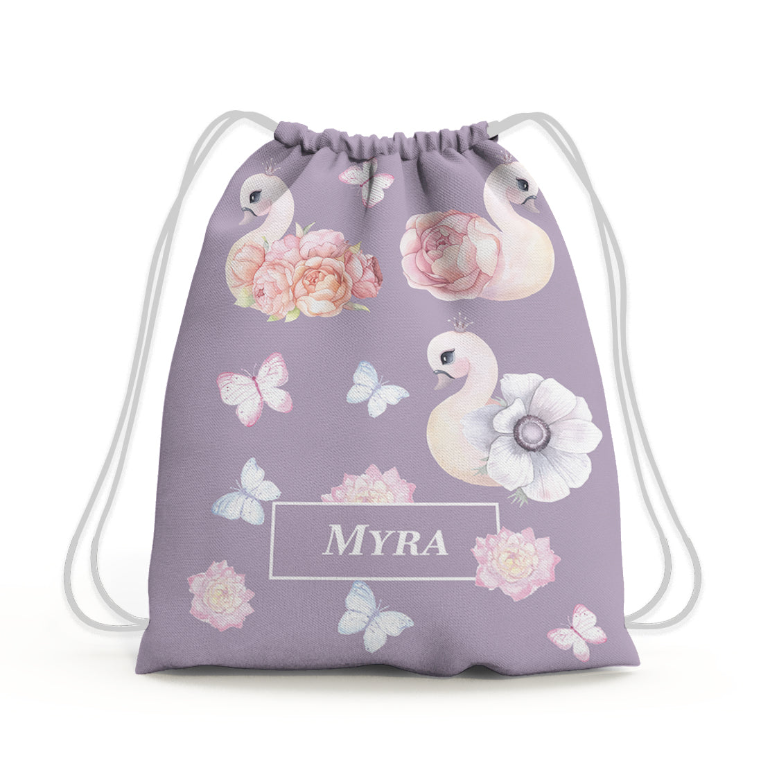 Swan Lake Garden Drawstring Bag (kids)