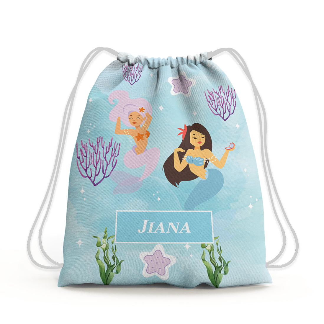 Sassy Mermaid Drawstring Bag (kids)