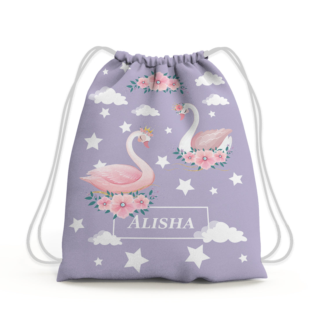 Swan Princess Drawstring Bag (kids)