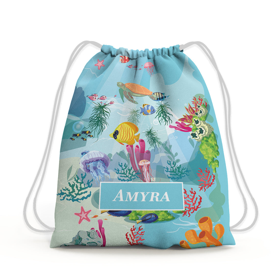 Ocean Bed Drawstring Bag (kids)