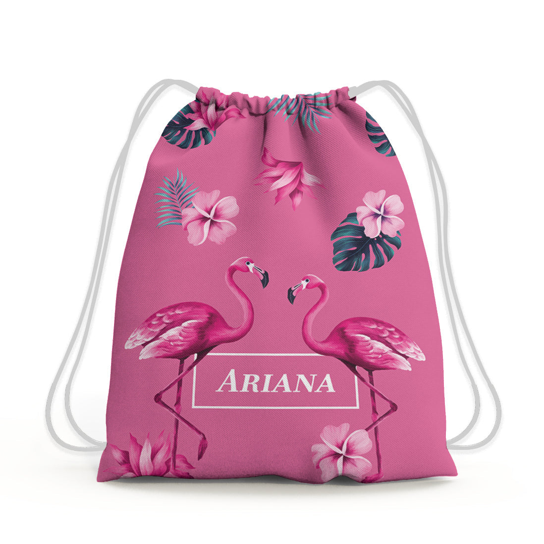 Flamingo Fiesta Drawstring Bag (kids)