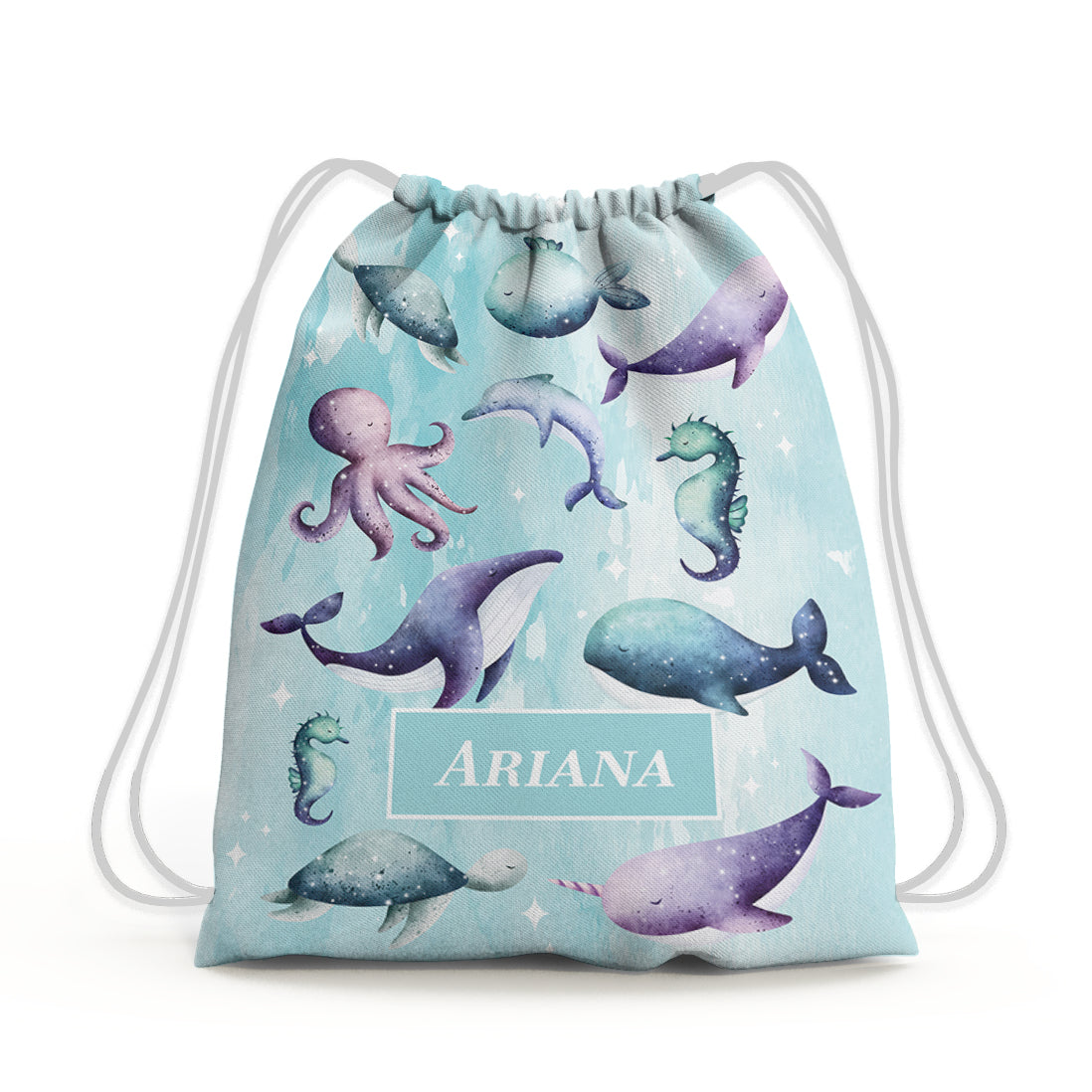 Midnight Ocean Drawstring Bag (kids)