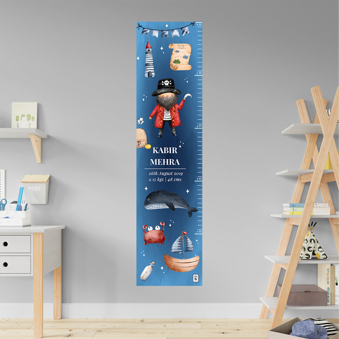 Treasure Island Height Chart (kids)