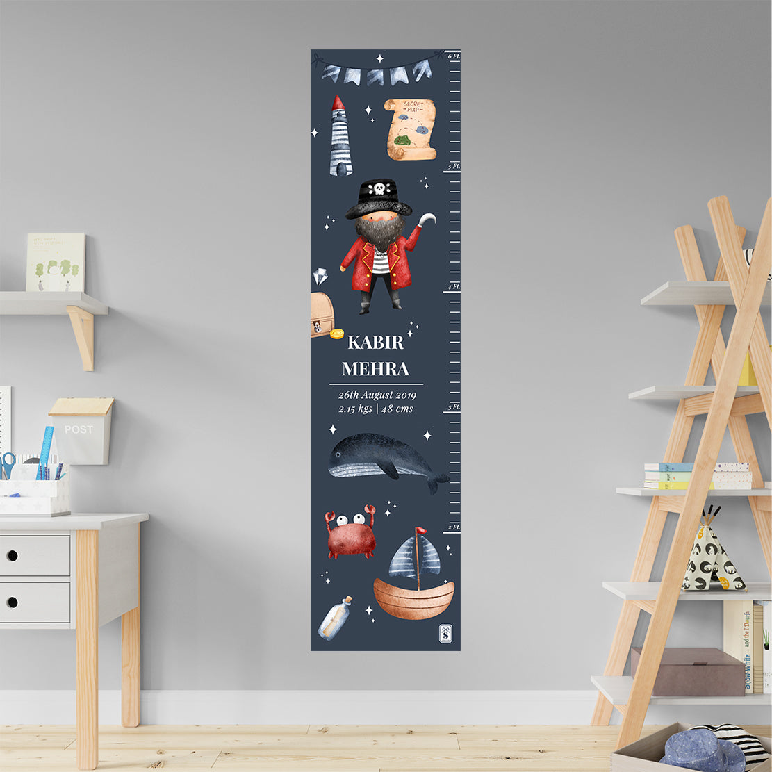 Treasure Island Height Chart (kids)