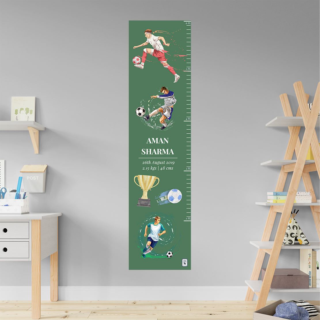 Football Fever Height Chart (kids)