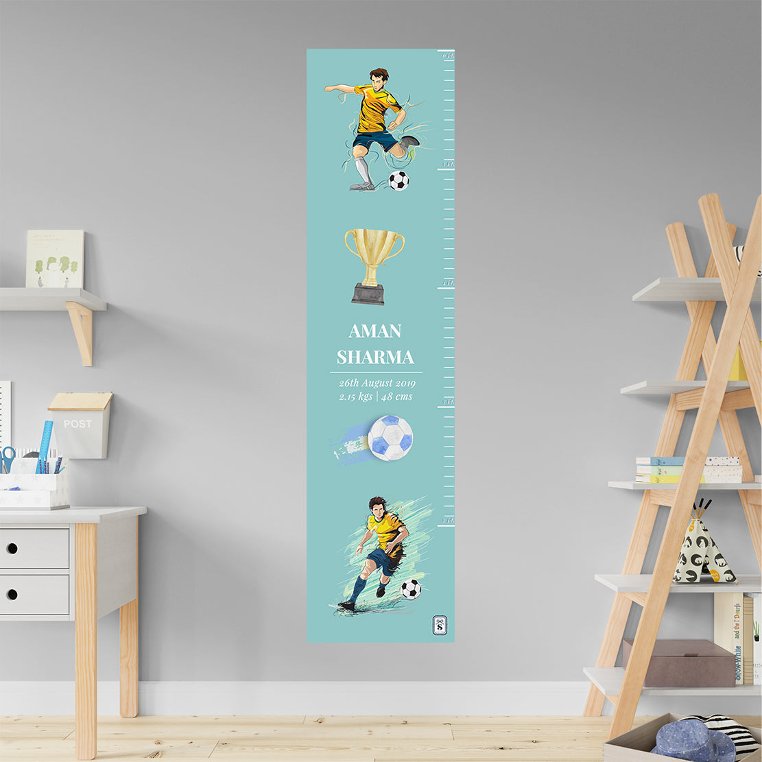 Football Fever Height Chart (kids)