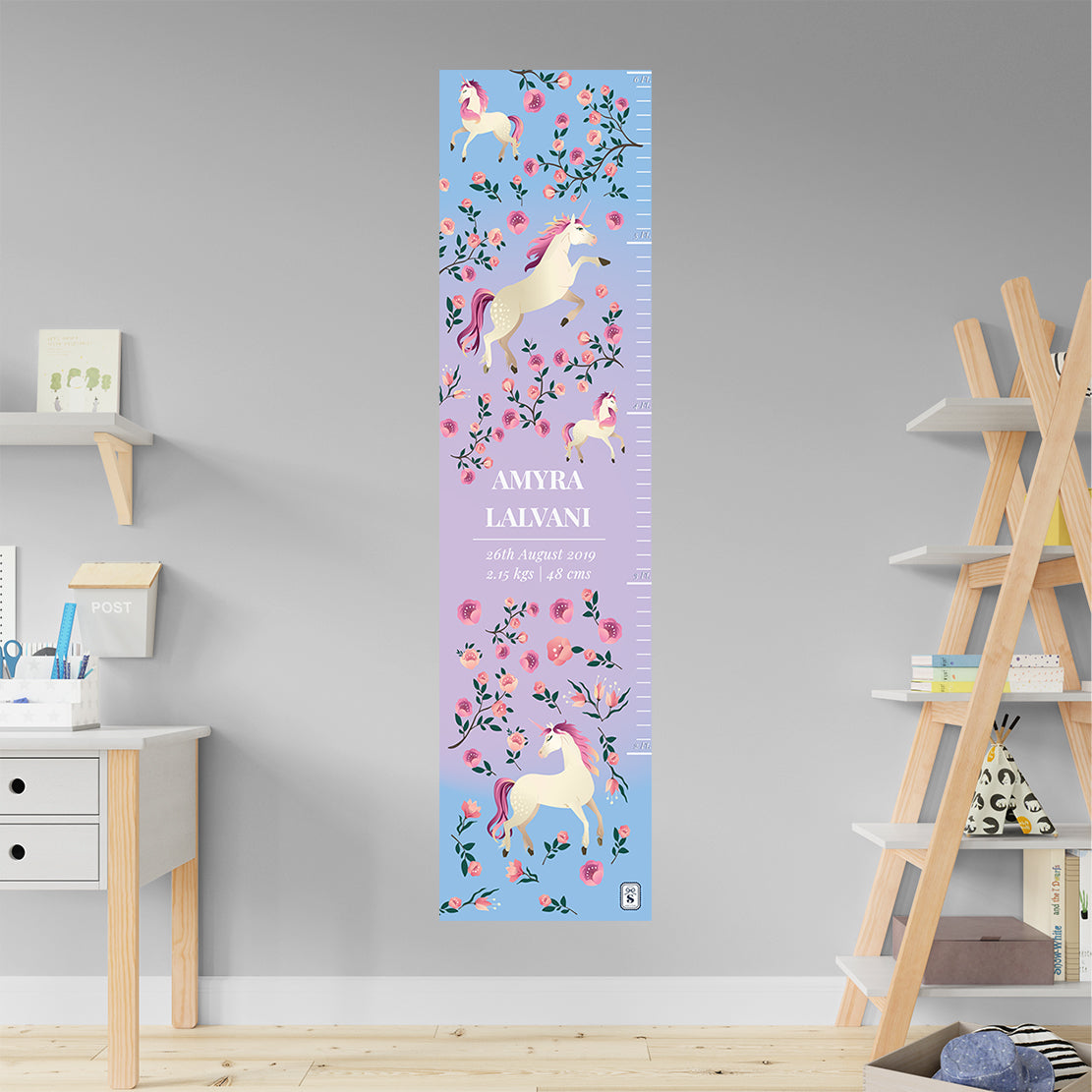 Unicorn Paradise Height Chart (kids)