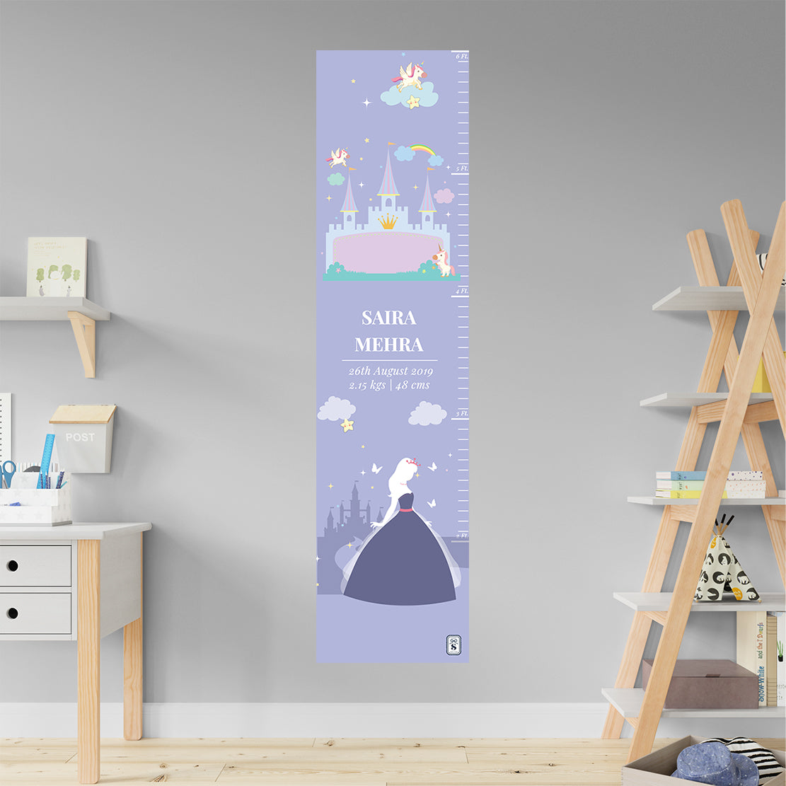 Princess Height Chart (kids)