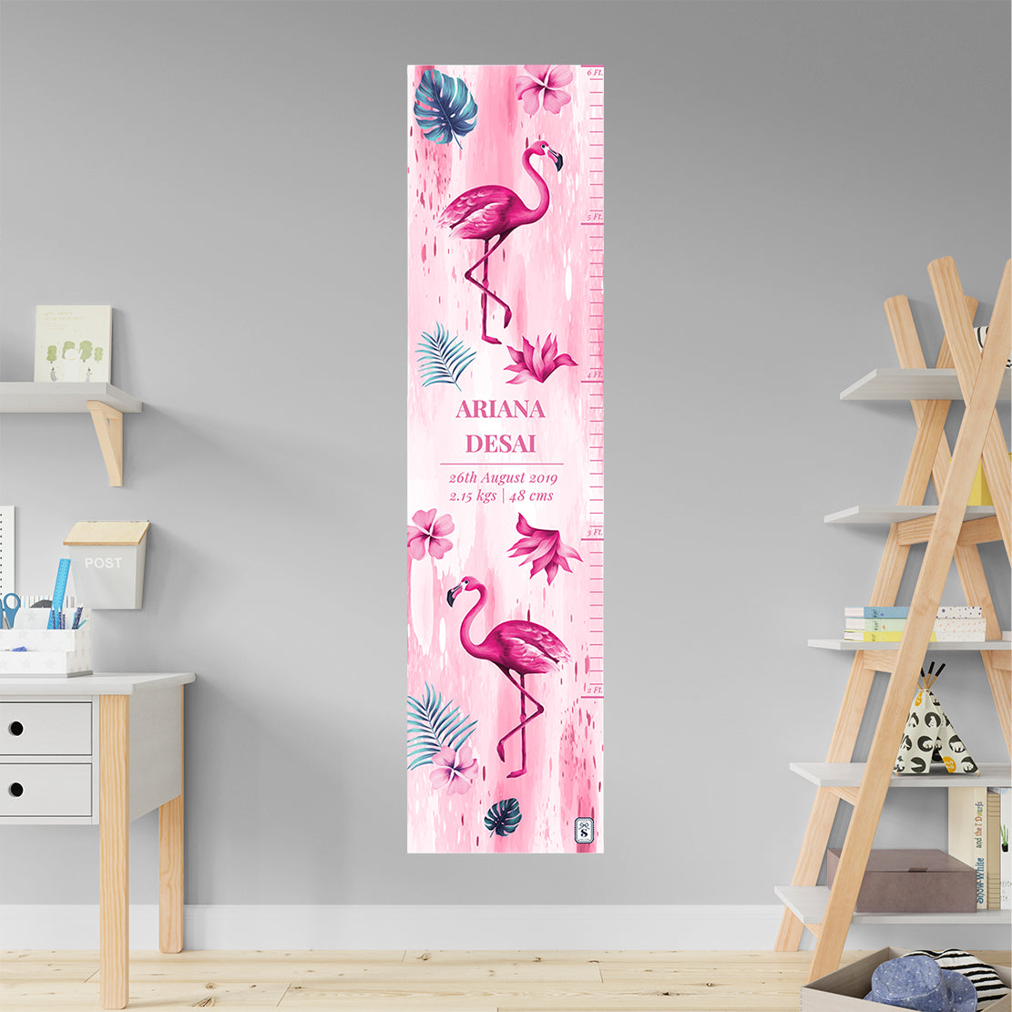 Flamingo Fiesta Height Chart (kids)