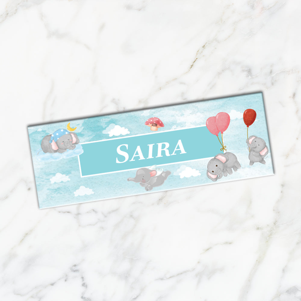 Red Balloon Ellie Iron on Labels (kids)