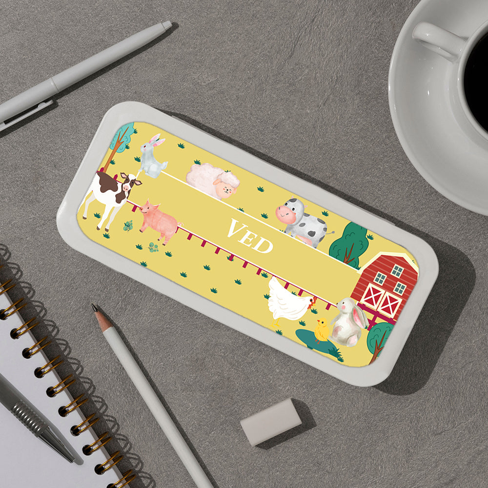 Farm Friends Kids Pencil Box