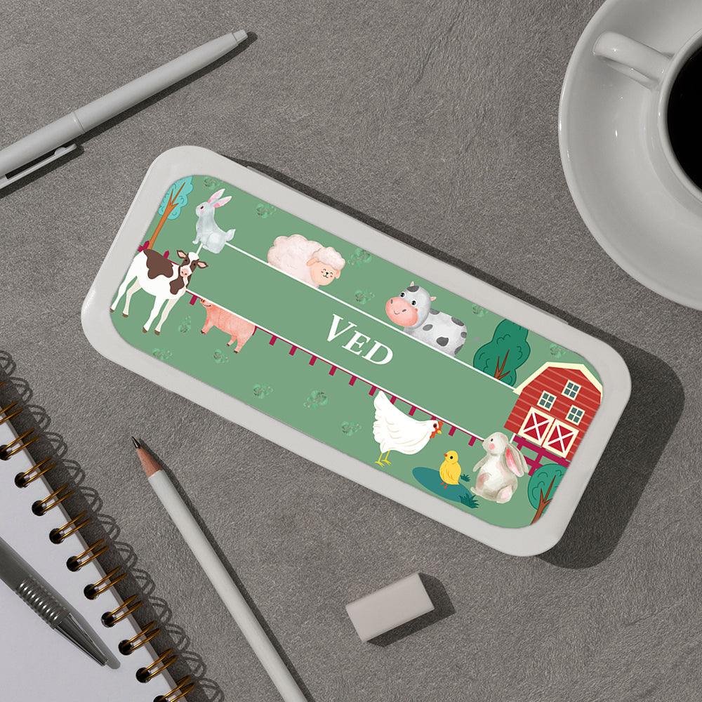 Farm Friends Kids Pencil Box