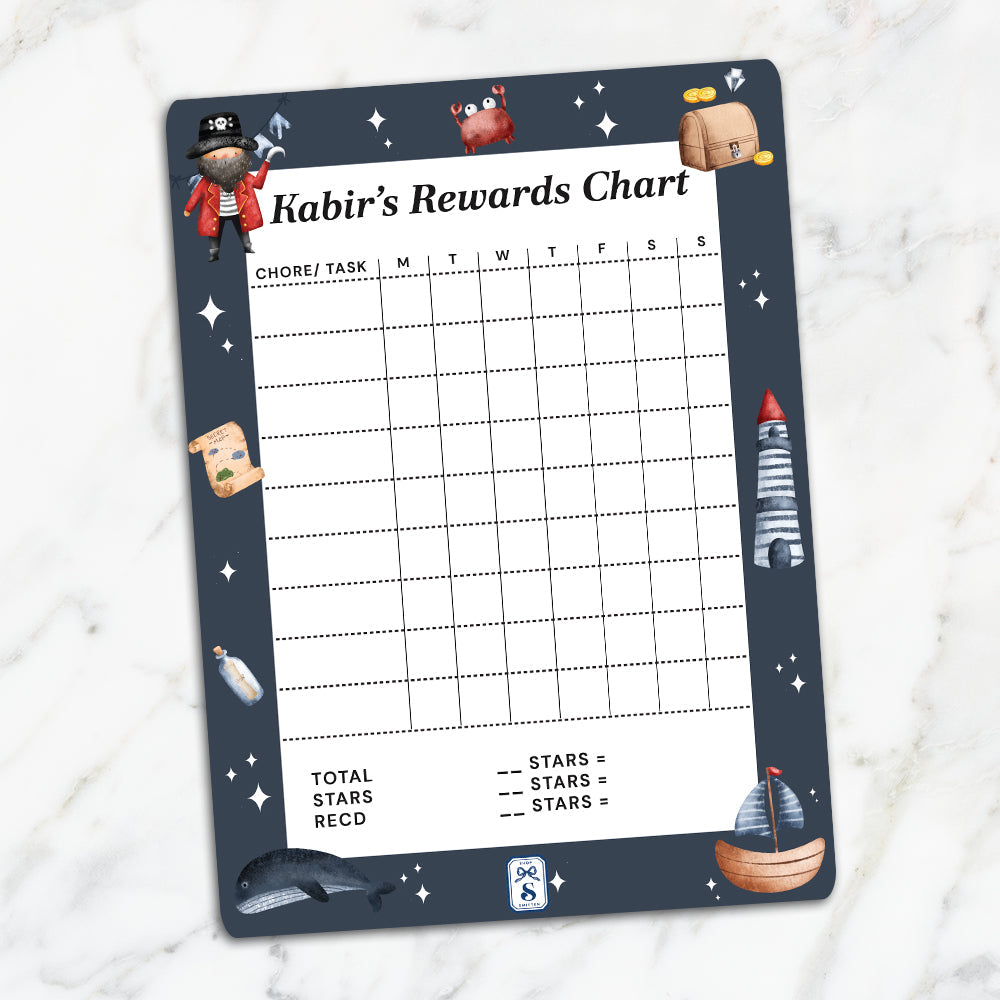 Treasure Island Kids Reward Chart