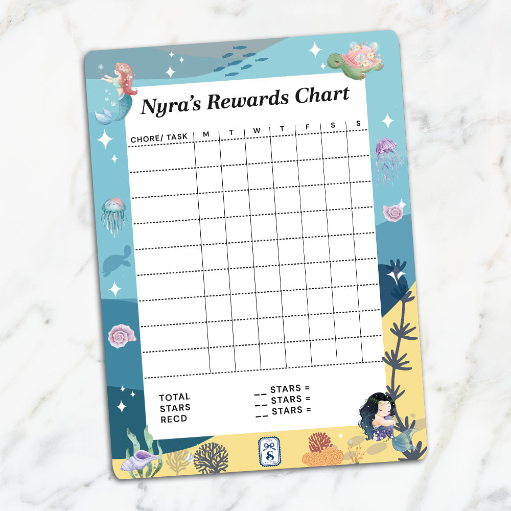 Mermaid Magic Kids Reward Chart