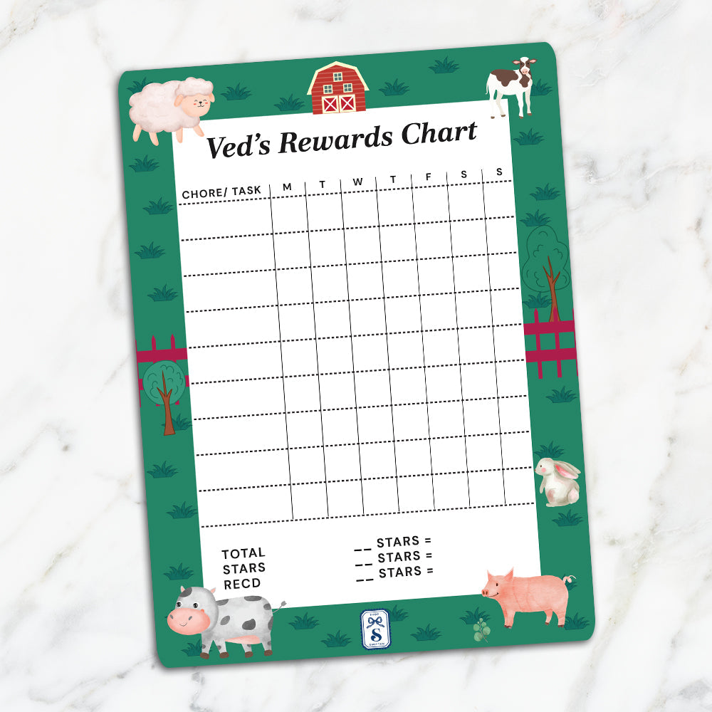 Farm Friends Kids Reward Chart