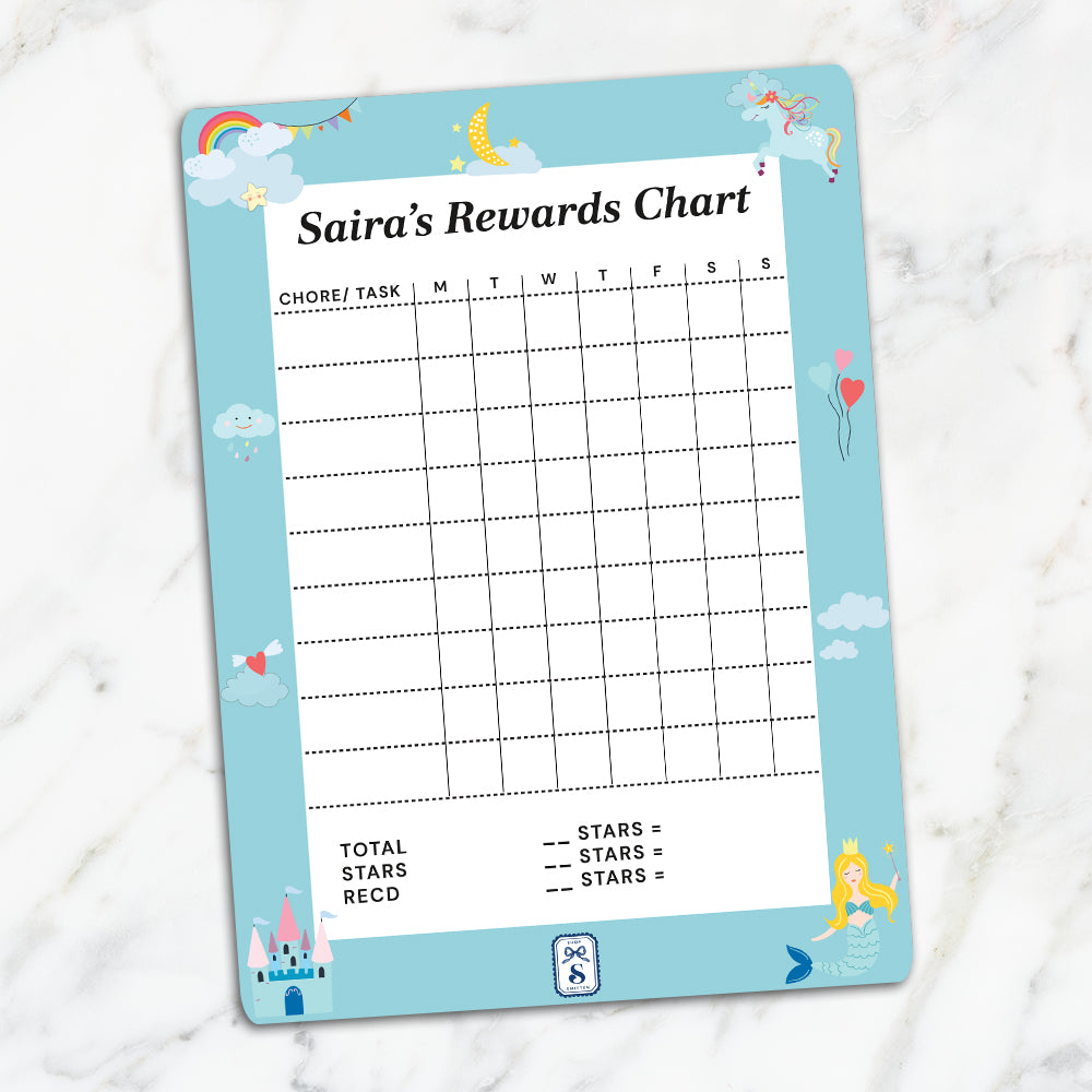 Princess Kids Reward Chart