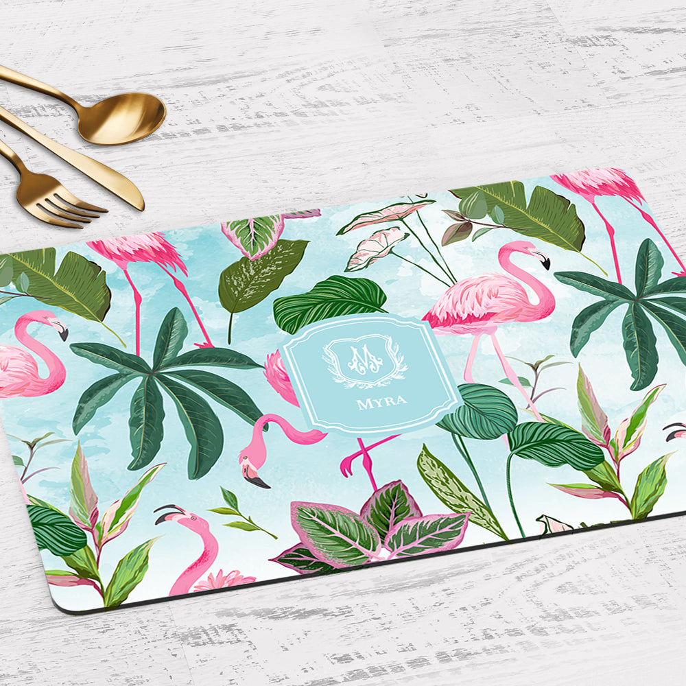 Flamingo Foliage Placemat