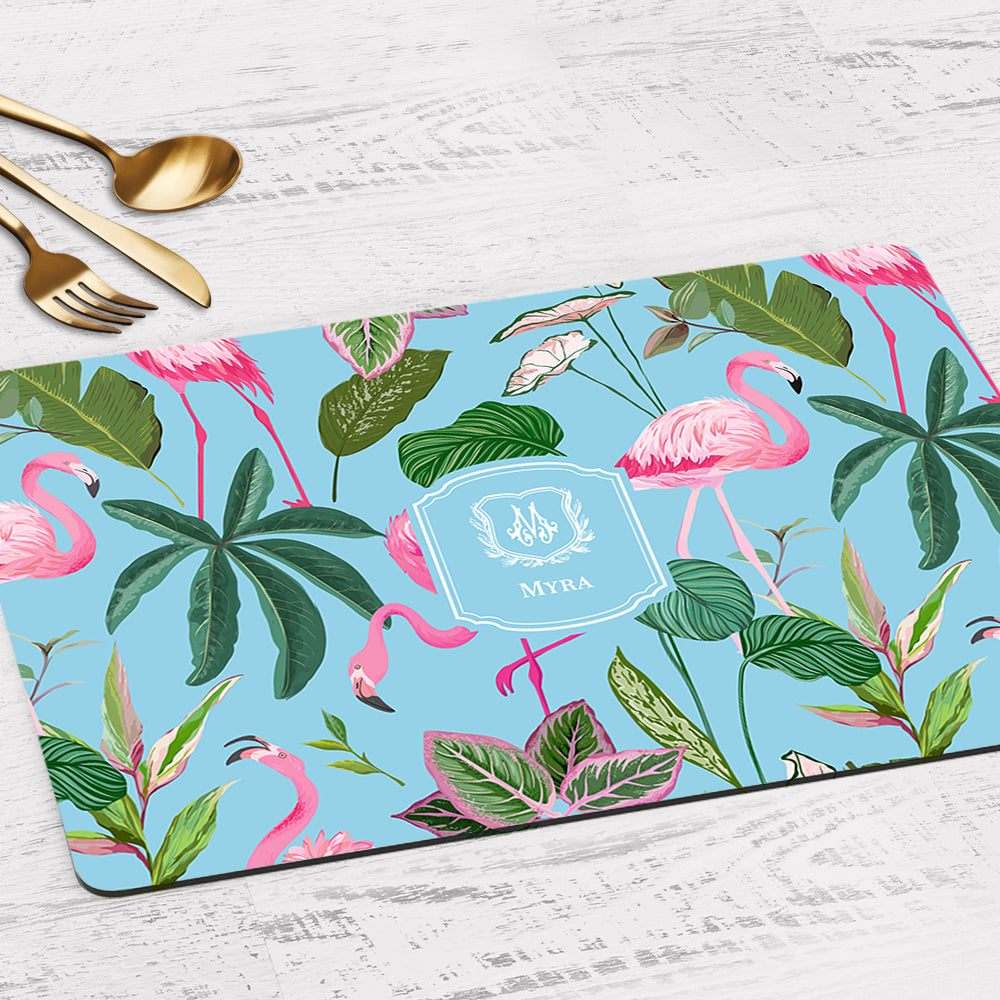 Flamingo Foliage Placemat