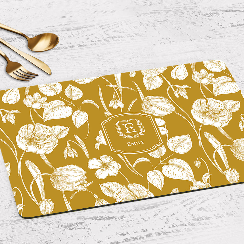 Ink Botanica Placemat