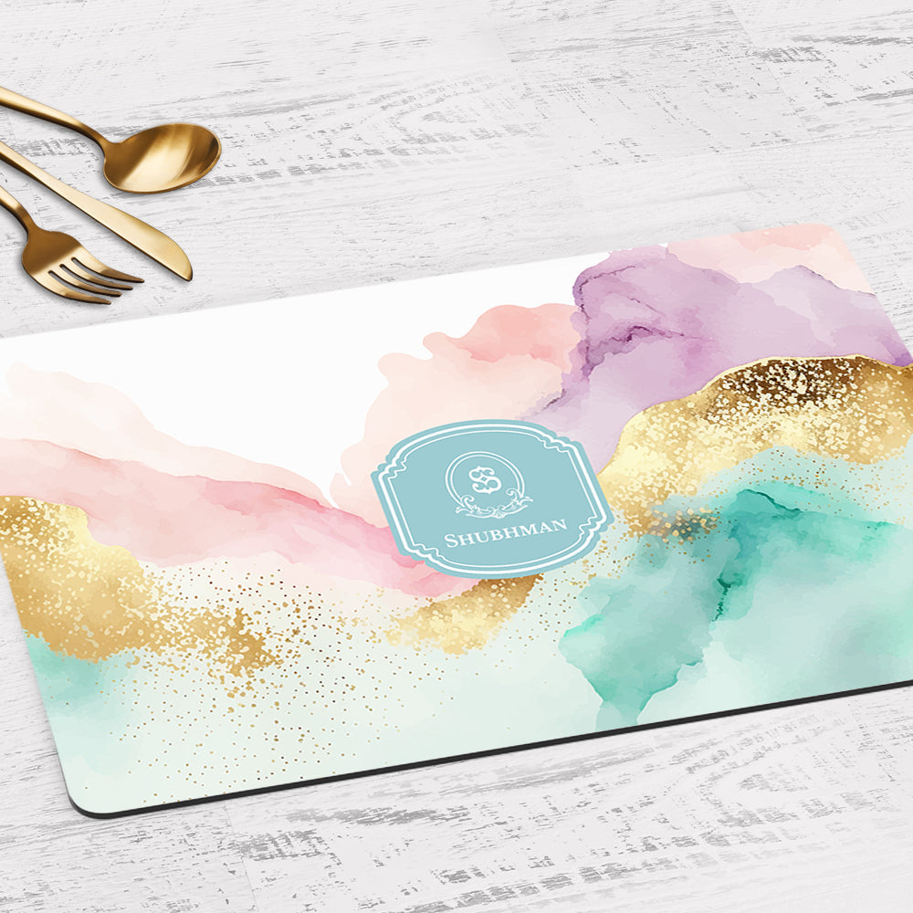 Gilded Strokes Placemat