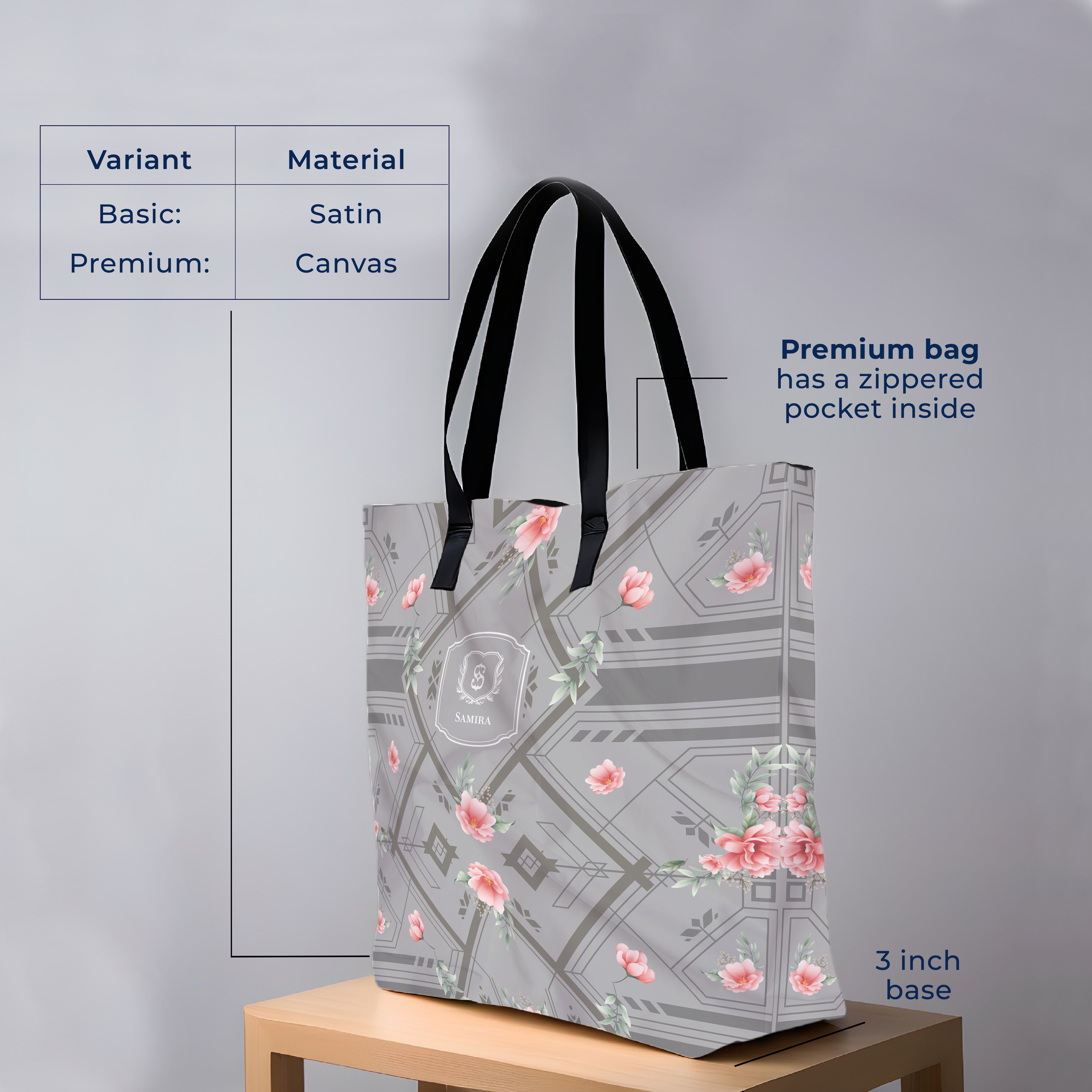 Deco Bloom Tote Bag