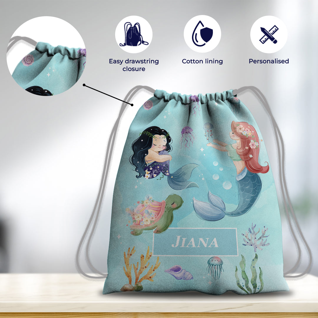 Mermaid Magic Drawstring Bag (kids)