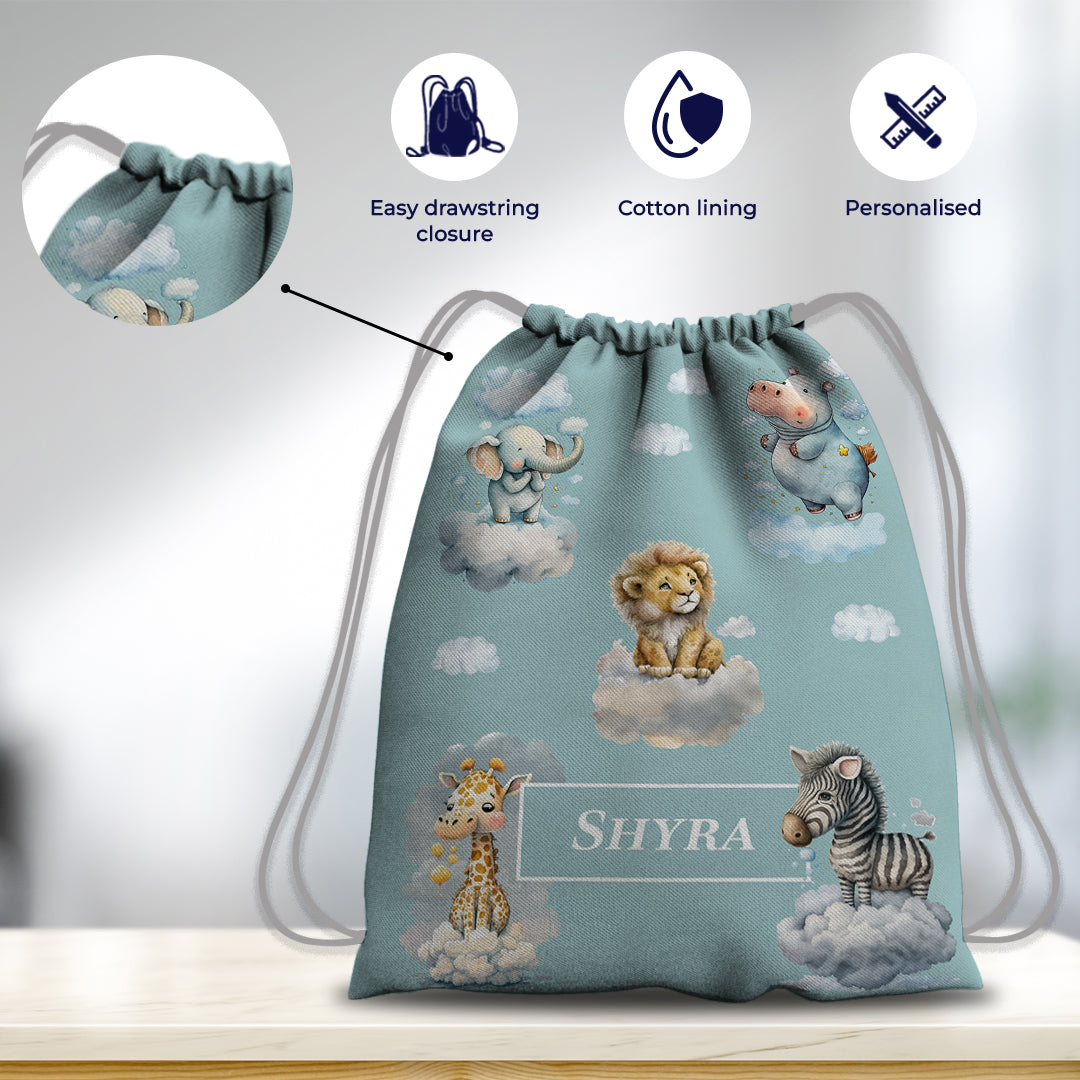 Lofty Animals Drawstring Bag (kids)