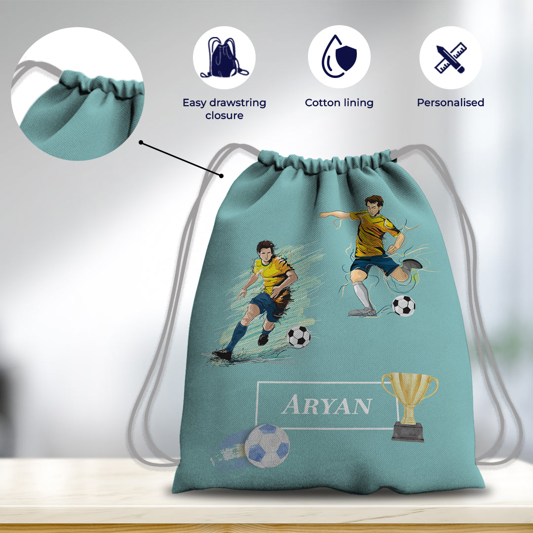 Football Fever Drawstring Bag (kids)