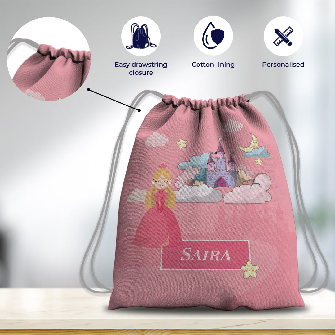 Princess Drawstring Bag (kids)