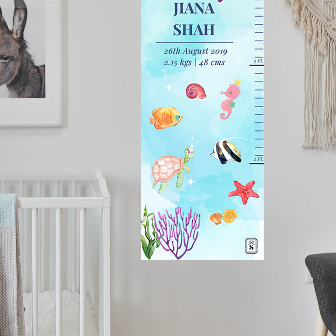 Lil Mermaid Height Chart (kids)